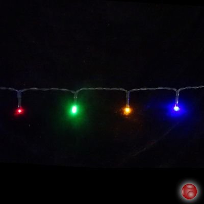 Светодиодная гирлянда на батарейках с таймером (мультиколор) Luca lights 83087 360 см