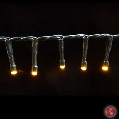 Светодиодная гирлянда на батарейках с таймером (теплый свет) Luca lights 83085 1440 см