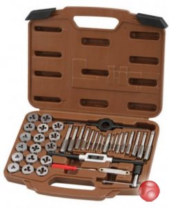 Набор метчиков и плашек Ombra OMT40S 40шт