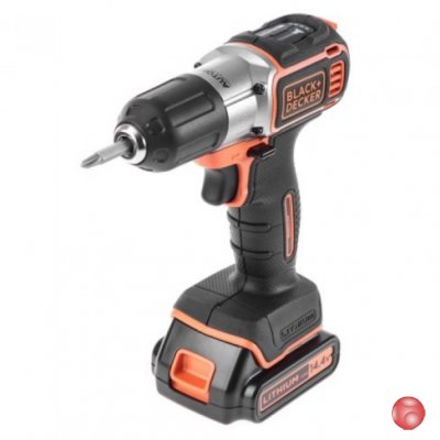 Дрель Black&Decker ASD14K-QW Autosence