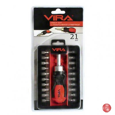 Отвертка с битами VIRA 305025