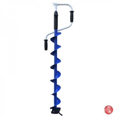Ледобур Тонар Indigo-120(R)-1600 двуручный, телескопический, правый, полукруглые ножи