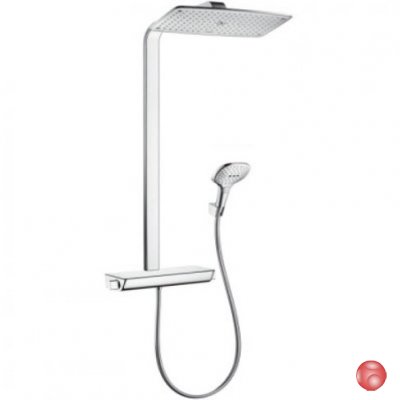 Комплект Весна №3 Hansgrohe душевая стойка RAINDANCE E SHOWERPIPE 360 AIR 27112000+смеситель для умы...