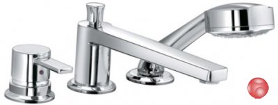 Смеситель Kludi Zenta 384470575 на борт ванны