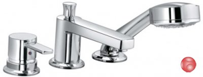 Смеситель Kludi Zenta 384460575 на борт ванны