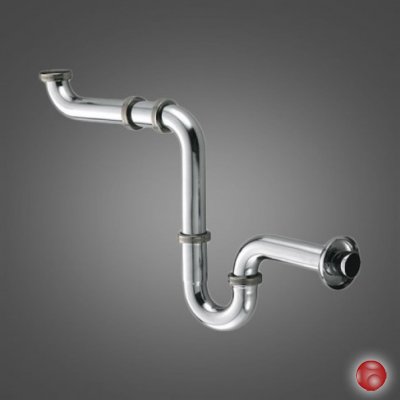 Сифон для раковины трубчатый Kludi 1025505-00