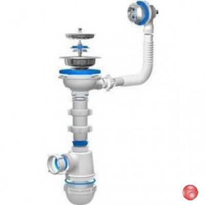Сифон для мойки ANI Plast Грот 3 1/2х40 (A0142S)