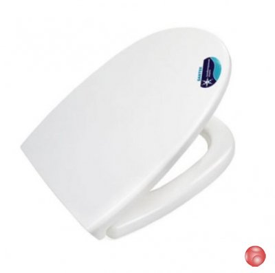 Сиденье с крышкой для унитаза Santek ИРИС WH106906 белое