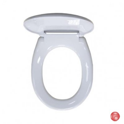 Сиденье с крышкой для унитаза Santek БРИЗ WH106901 белое