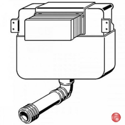 Бачок встраиваемый Viega T4 622244 8864.6