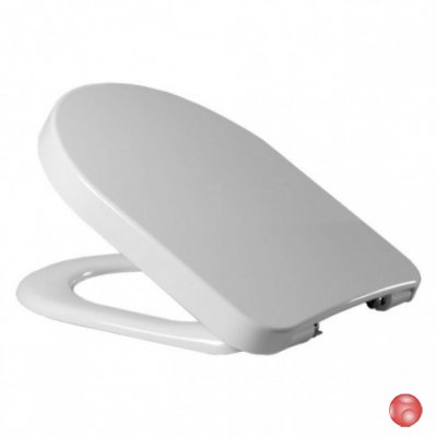 Сиденье с крышкой для унитаза Villeroy&Boch SUBWAY 9966Q1R2 старвайт/хром