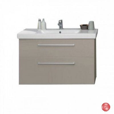 Комплект мебели Villeroy&Boch тумба 2DAY2 A99500E6 glossy taupe+раковина SUBWAY 2.0 7175A001