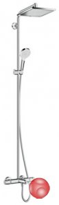 Душевой комплект Hansgrohe Crometta E 240 1jet Showerpipe 27298000 хром