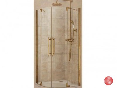 Душевой уголок Huppe STUDIO VICTORIAN SV0801.093.343 золото/ClearGrace