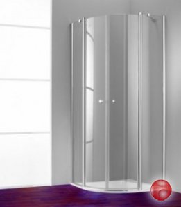 Душевая дверь с неподвижным сегментом Huppe DESIGN 510671.092.321 501 хром/стекло