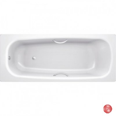 Ванна стальная BLB UNIVERSAL HG B75H handles 170х75 беля
