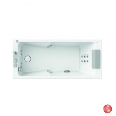 Ванна акриловая с гидромассажем Jacuzzi SHARP 9Q43-945A 170х75см SX белый