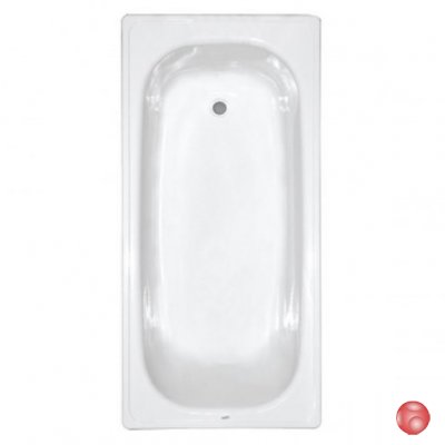 Ванна стальная эмалированная WHITE WAVE OPTIMO 170х70