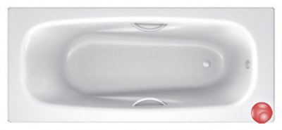 Стальная ванна BLB Anatomica B75L handles