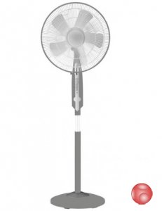 Вентилятор GoldStar SF-4055 grey