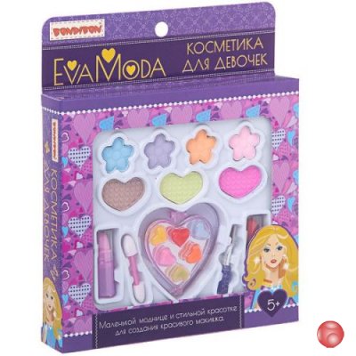 Набор детской декорат. косметики Bondibon Eva Moda, ВОХ 22 х18х 3 см