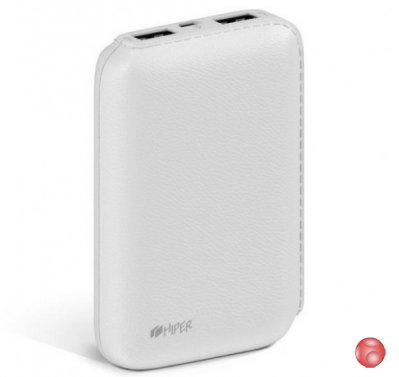 Мобильный аккумулятор Hiper SP7500 белый