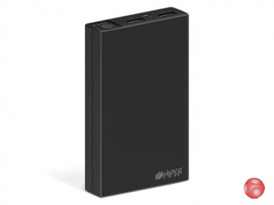 Мобильный аккумулятор Hiper RP11000 черный