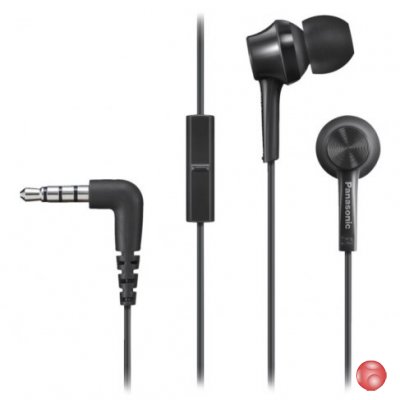 Наушники Panasonic RP-TCM105E-K Чёрные