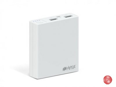 Мобильный аккумулятор Hiper RP7500 белый