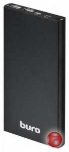 Мобильный аккумулятор BURO RA-12000-AL-BK черный