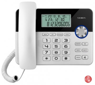 Телефон TEXET ТХ-259 черный-серебристый