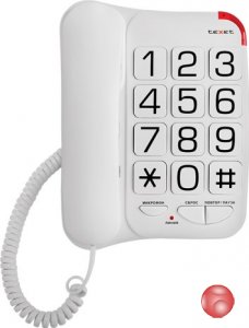 Телефон TEXET TX-201 белый