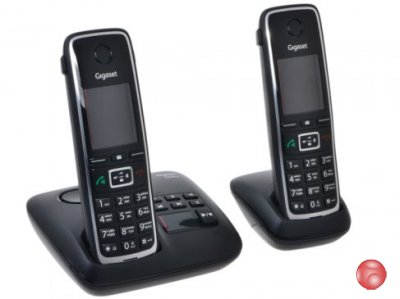 Телефон GIGASET C530A DUO (DECT, автоответчик, две трубки)