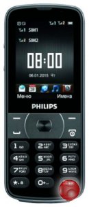 Мобильный телефон Philips Xenium E560 (Black)