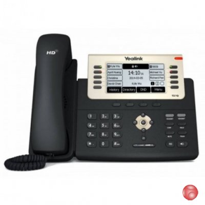Телефон Yealink SIP-T27G черный