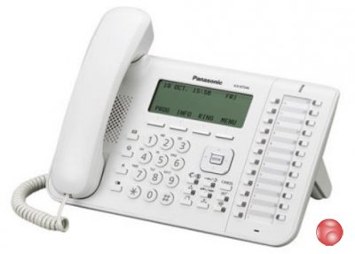 Телефон системный IP Panasonic KX-NT546RU белый