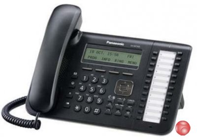Телефон системный IP Panasonic KX-NT543RUB черный
