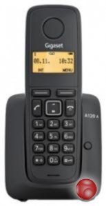Телефон GIGASET A120 Black RUS (черный)