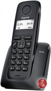 Р/Телефон GIGASET A116 черный