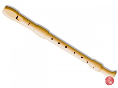 HOHNER B9577 - Альтовая блокфлейта, система барокко, пластик, 3 части