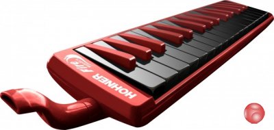 HOHNER Fire Melodica Red/Black - духовая мелодика 32 клавиши, медные язычки, пластиковый корпус, цве...
