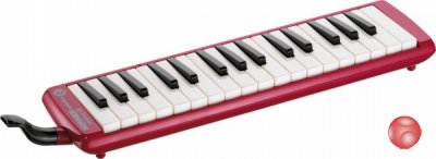 HOHNER Student 32 Red - духовая мелодика 32 клавиши, медные язычки, пластиковый корпус, красный цвет