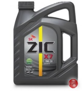Масло моторное ZIC X7 LS 5W30 син (6л) 172619