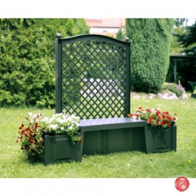 Садовая скамейка Green Glade Копенгаген зеленая 43503