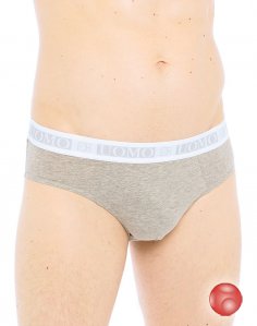 Трусы-слипы мужские (серый меланж, 52 (7/XXL))