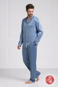 Пижама мужская (синий, 3XL (54))